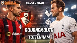 Nhận định bóng đá Bournemouth vs Tottenham, 02h30 ngày 8/1